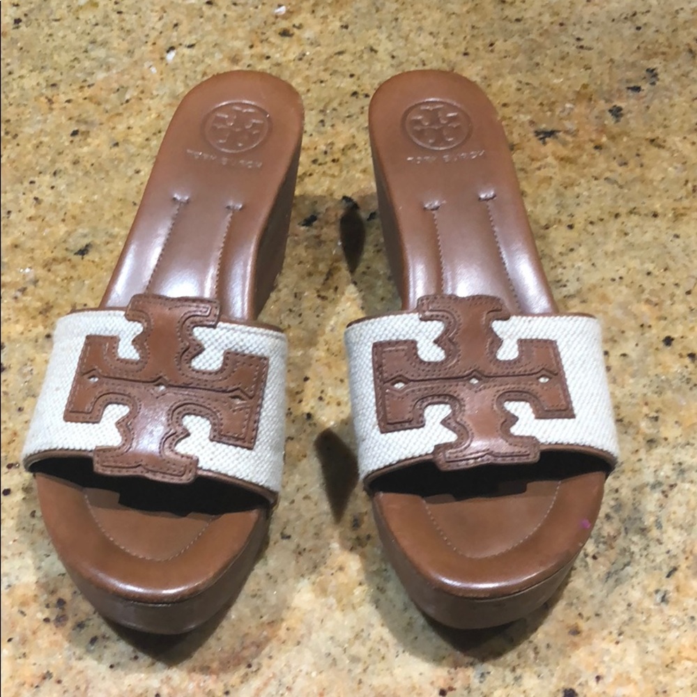 Tory burch wedge sandals